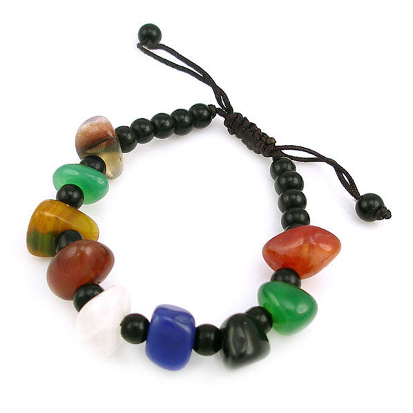Handmade Tribal Stone Beads Bracelet