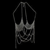 Metallic Finish Dress Style Bodychain Body Chain