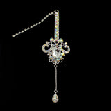 Clear AB Rhinestone Forehead Jewelry Bindi with Teardrop