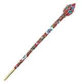 Cloisonne Enamel Royal Blue Hair Stick Lotus Bud with Rhinestones
