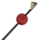 Acrylic Geisha Hair Stick with Large Candy Color Bead Red