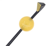 Acrylic Geisha Hair Stick with Large Candy Color Bead Yellow
