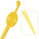 Acrylic Geisha Floral Cut Hair Stick Fork