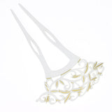 Acrylic 2-Prong Victorian Style Hair Stick Fork