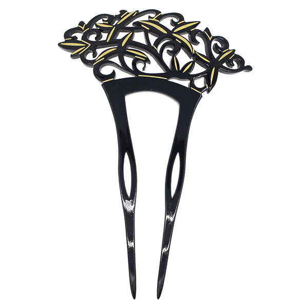 Acrylic 2-Prong Victorian Style Hair Stick Fork