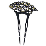 Acrylic 2-Prong Victorian Style Hair Stick Fork