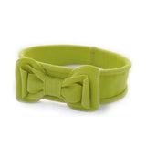 Girls Stretch Hairband with Bow Green