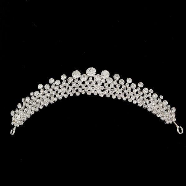 Bridal Rhinestone Hairband Style Half Tiara