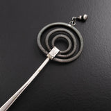 Handmade Miao Ethnic Tribal Hair Stick with Tassel 6.75