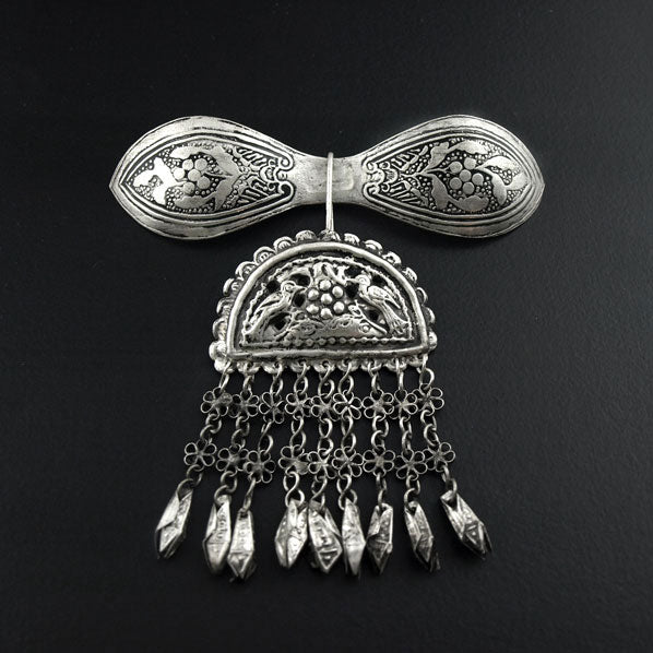 Handmade Miao Ethnic Tribal 2-pc Headpiece Set