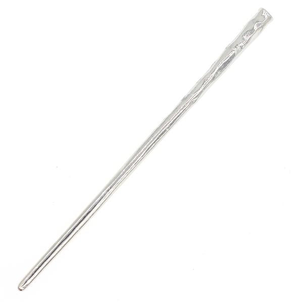 Simple Metal Hair Stick with Uneven Surface