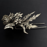 Handmade Miao Filigreed 2-Prong Costume Hair Stick Phoenix