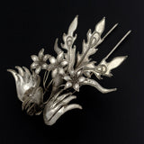 Handmade Miao Filigreed 2-Prong Costume Hair Stick Phoenix