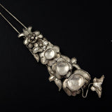 Handmade Miao Filigreed 2-Prong Costume Hair Stick Flowers