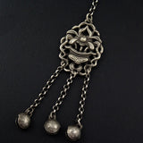 Handmade Miao Filigreed Hair Stick with Oriental Tassels