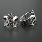 Tibetan Style Handmade Floral Ring