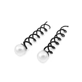 Updo Secure Spin Hairpin with Pearl [Set of 6]
