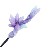 Crystalmood Flexy Hair Styler Floral Up-do Stick Aqua Blue