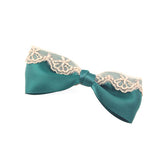 Bow with Lace Hair Barrette