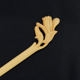 CrystalMood Handmade Carved Wood Hair Stick Yulan