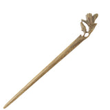 CrystalMood Handmade Carved Wood Hair Stick Yulan