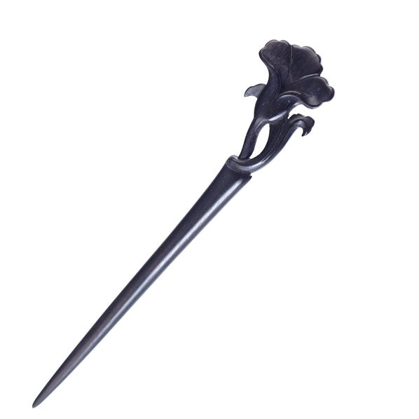 CrystalMood Handmade Wood Hair Stick Morning Glory Rosewood