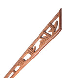 CrystalMood Handmade Carved Wood Hair Stick Bamboo