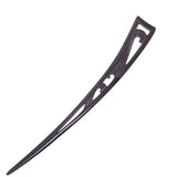 CrystalMood Handmade Carved Wood Curved Hair Stick
