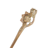 CrystalMood Handmade Carved Wood Hair Stick Yulan Peachwood