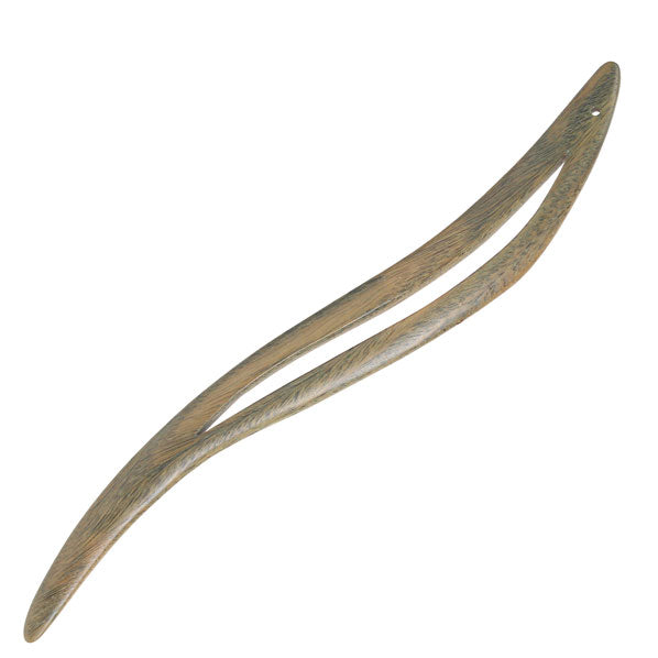 CrystalMood Handmade Carved Wood Hair Stick Dolphin