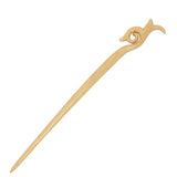CrystalMood Handmade Carved Wood Hair Stick Spiral Rosewood