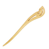 CrystalMood Handmade Carved Wood Hair Stick Phoenix
