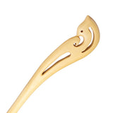 CrystalMood Handmade Carved Wood Hair Stick Phoenix