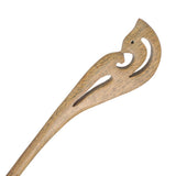 CrystalMood Handmade Carved Wood Hair Stick Phoenix