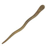 CrystalMood Handmade Carved Wood Hair Stick Swim 6.5