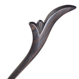 CrystalMood Handmade Carved Wood Hair Stick Sprouts
