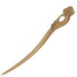 CrystalMood Handmade Carved Wood Hair Stick Clouds