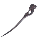 CrystalMood Handmade Carved Wood Hair Stick Clouds Rosewood