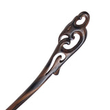 CrystalMood Handmade Carved Wood Hair Stick Nirvana