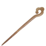 CrystalMood Handmade Carved Wood Hair Stick Cane 7" Rosewood