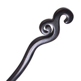 CrystalMood Handmade Carved Wood Hair Stick Spiral Rosewood