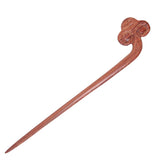 CrystalMood Handmade Carved Wood Hair Stick Propitious