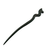CrystalMood Handmade Carved Wood Hair Stick Silk