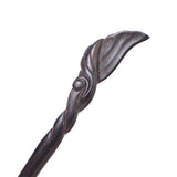 CrystalMood Handmade Wood Hair Stick Calla Lily Rosewood