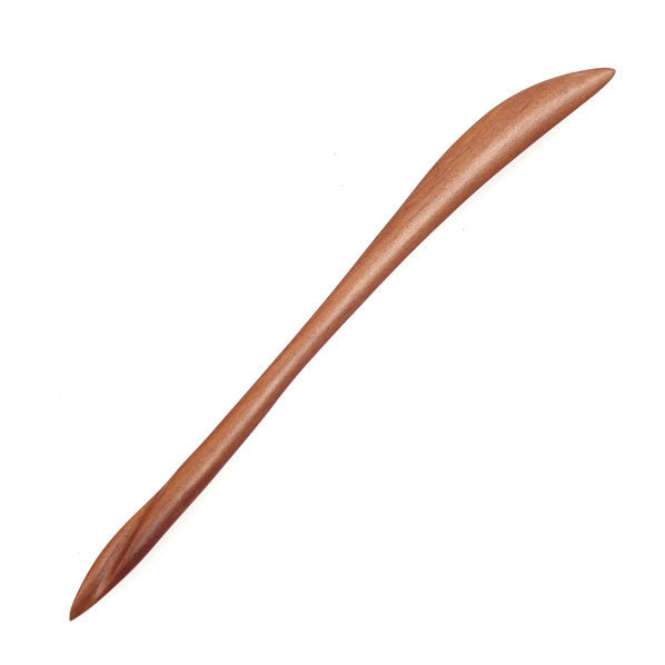 CrystalMood Handmade Carved Wood Hair Stick Wandering Peachwood