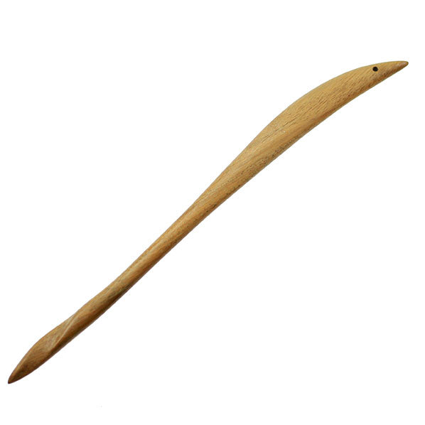 CrystalMood Handmade Carved Wood Hair Stick Wandering Lignum-Vitae