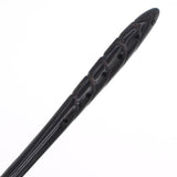 CrystalMood Handmade Carved Ebony Wood Hair Stick Fairy Wing