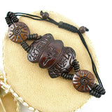 Tibetan Hand Carved Mantra Yak Bone Bracelet