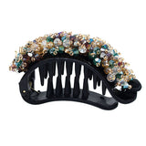 Colorful Crystal Beads Ponytail Hair Barrette