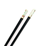 Wood Chopstick Hair Stick with Porcelain China Top Fruit 8.9 In [Pair]